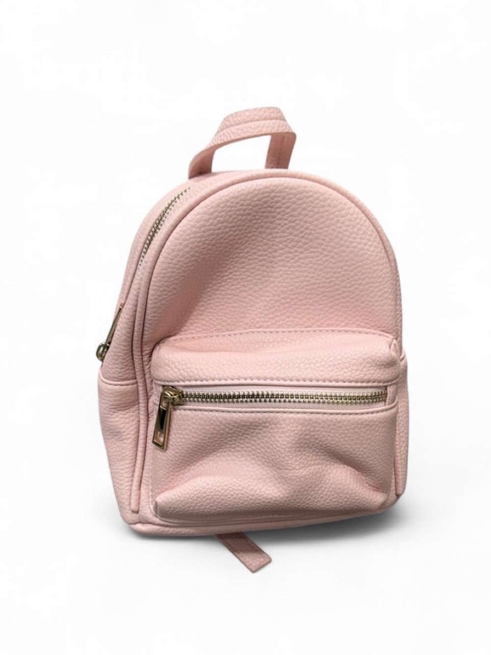 NWT Forever 21 Mini Backpack Pink Faux Leather Gold Hardware Y2K